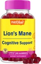 웰야 사자 Mane Gummies for Adults (2,000mg) | 사자 Mane Supplement Memory and Focuse Support | 글루텐 프리, 비 GMO | 베리 맛 | 사자 Mane Gummies 60 Count