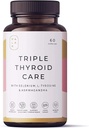 Palak Note Miduty Triple Thyro Care - Selenium, Sea Kelp, L-Tyrosine, 아연, Ashwagandha, B1 (60 캡슐 포장)
