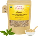 Ashwagandha Root Cut & Sifted 4 oz - USDA 유기 공인 withania Somnifera 건강한 스트레스 완화, 에너지 및 수면, 차와 스무디, 비 GMO, Vegan, Kosher에 대 한 중대한 지원