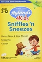 아이를 위한 아연 나이 2+의 찬 약 정제, Hyland's 4 아이 Sniffles n' Sneezes, Decongestant, 두통 및 Sinus 기복, 알레르기 및 일반적인 감기 증상을 위한 자연적인 처리, 125 조사