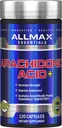 ALLMAX Essentials Arachidonic Acid+ - 120 캡슐 - 증가 강도 및 개선 내구시간 - 글루텐 무료 - 30 서빙