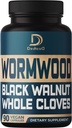 12in1 Wormwood 검정 호두 장갑 캡슐 - 면역, 및 계류 지원 - 3 개월 공급 - 90 Vegan 캡슐