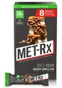 MET-Rx Big 100 Protein Bar, 식사 교체, 30G Protein, Gluten Free, Crispy Apple Pie, 3.52 oz. ea, 8 카운트 (패키지 5 월 Vary)