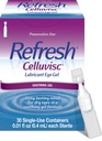 건조한 눈, 부식 자유로운 하락, 0.01 Fl Oz 단일 용도 콘테이너, 30 조사를 위한 Celluvisc 윤활유 눈 젤을 상쾌하게 하십시오