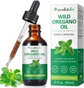 유기 Oregano 기름 액체 하락, 집중된 식물 근거한 야생 Oregano는 기름 또는 남자를 추출했습니다 & 여자는 소화 체계, 비 GMO Vegan 60ML/2 Fl Oz를 승진시키는 Immune/Energy를 밀어줍니다