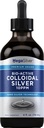 Piping Rock Colloidal Silver Liquid Drops | 10 ppm | 4 oz | 바이오 액티브 프리미엄 등급 | 나노 실버 기술 | 비 GMO, 글루텐 프리
