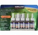 KIRKLAND 서명 Aller-Flo Fluticasone Propionate (Glucorticoid) 5 병 x 병 당 120 미터로 재는 살포 0.54 Fl OZ (15.8 mL x 5) 2.70 OZ 합계 (79 mL 합계) 600 총 살포 합계, 1 팩