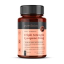Pureclinica Lycopene 50mg x 180 정제 (6 개월 공급). 일정한 Lycopene 정제의 300% 힘
