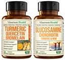 Bromelain 및 Turmeric Curcumin 및 Glucosamine Chondroitin MSM 및 Turmeric 합동 지원 보충교재를 가진 Quercetin