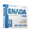 ENADA 10X NADH는 Active Lifestyle에 대한 빠른 행동 공식을 보충합니다 | Jet Lag, Athletic Performance & Studying의 천연 에너지 부스터 Great | Stamina와 Mental Clarity 개선 | 30 Lozenge