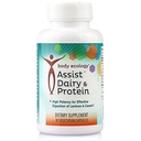 Body Ecology Assist Dairy and Protein | Lactose와 Casein의 효과적인 소화를위한 높은 효능 보충제 | 건강한 소화 | 90 채식 조사