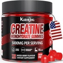 Creatine Monohydrate Gummies for Men & Women, Sugar Free Vegan Creatine Gummies 5g for muscle Strength, Energy Boost, Pre Workout Supplements, Boost Focus & Endurance(120 Count) - 혼합 Berry