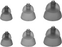 혼합 세트 Phonak 힘 Smokey 돔 작은 마그네슘 큰 돔, Sonova의 보충, 보청기 돔 모든 수신기 -1 Pack/6 돔 합계