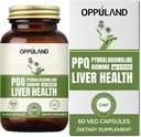 PQQ + 허브 Liver 지원-PQQ Liver 보충-Pyrroloquinoline Quinone with Milk Thistle Extract for Liver Health-60 Veg Capsules