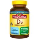 성격은 비타민 D3 2000 IU (50 mcg), 뼈, 이, 근육 및 면역 건강 지원, 250 Softgels, 250 일 공급을 위한 비타민 D 보충교재를 만들었습니다