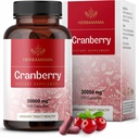 HERBAMA Cranberry Extract Capsules - 30,000mg Cranberry Powder for Urinary Tract Support - Vegan, Non-GMO Bladder Support Supplement, 100 모자