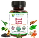 USDA Organic Blood Sugar Blend | 건강한 메타볼리즘 지원 | Bitter Melon, Moringa, Aloe Vera, Nopal, Papaya Extracts & More | 60일 공급 | Vegan & Non-GMO | 미국