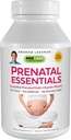 ANDREW LESSMAN Prenatal Essentials 180 캡슐 - 여성을위한 완전한 Prenatal 비타민, 아니 첨가제 Prenatal Multivitamin, 여성을위한 영양소 Prenatal, 철과 Postnatal-Methylfolate Prenatal