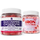 Glucosamine Chondroitin Gummies + 여성을위한 철 보충