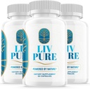 (3 팩) Liv Pure Powered by Nature Advanced Formula Liver Live Pure Perification Function Supplement (180 캡슐)