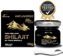 Authentic Shilajit 순수한 Himalayan 유기 Shilajit 수지 보충교재 금 + 75 % Fulvic 산, 전체 에너지 및 면역 지원, 남성 및 여성, 50g에 대한 순수 Shilajit와 85 + Trace 미네랄 등급