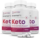 Justified Laboratories (3 팩) Xtreme 적당한 Keto ACV 알약 1275MG Gummies 180 캡슐에 Apple Cider Vinegar Keto 지원 혼합 대안으로 공식화