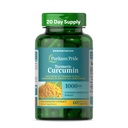 Puritan 's Pride Turmeric Curcumin 1,000mg, 95 % Cucuminoids, Antioxidant Health, 60 Radpid 릴리스 캡슐에 대한 초본 다이어트 보충