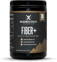 Wilderness Athlete Fiber+ | 여성 및 남성용 가용성 및 가용성 섬유 보충 - 소화 지원을위한 Prebiotic 섬유 분말 - 매일 음료 혼합 - 규정식 분말 불연성