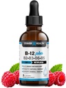 B12 Plus 액체 비타민 B 복합 보충 - B 복합 비타민 보충 - 2 개월 공급 - 에너지 지원 보충 - Vegan - Non-GMO - 글루텐 무료 - 2 Fl Oz
