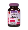 BlueBonnet 영양 EarthSweet Melatonin 10 mg 빠른 주입 야간 휴식 및 휴식 수면 지원 - 수면 보조 - 글루텐 무료, Vegan - 라즈베리 맛 - 60 Chewable 정제