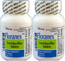 대령 건강을위한 Floranex Probiotic 2의 병 팩 당 Lactinex 50 정제 총 100 정제