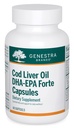 Genestra 브랜드 Cod Liver Oil DHA-EPA Forte 캡슐 | DHA, EPA 및 비타민 A 및 D 혼합 | 60 Softgels