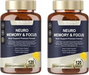 Totaria C-ognitive with Caffeine Pills, L-Tyrosine, Alpha GPC, Ginkgo Biloba, Bacopa Monnieri Brain Supplement for Memory and Focus, Brain Nootropic Support - Non-GMO, Gluten Free (120 개)