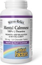 Stress-Relax Chewable Suntheanine L-Theanine 100 mg 천연 요인에 의해, 정신 건강과 휴식, 열대 과일 맛, 120 정제를위한 비 Drowsy 스트레스 지원