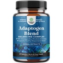 초본 Adaptogen 계류 지원 보충교재 - Ashwagandha Rhodiola Rosea & Maca 뿌리를 가진 긴장 & Cortisol 관리를 위한 Adaptogens 보충교재 - Vegan 비 GMO & 주간 친절한 - 60ct