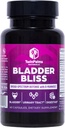 Bladder Bliss : 여성, 비 GMO, 글루텐 - 무료, Vegan 캡슐, 빠른 행동 구호 및 UTI 예방, Bladder 지원, 60 Ct에 대한 고급 크랜베리 보충 및 D-Mannose 공식