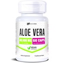 Healthfare 알로에 베라 캡슐 40,000mg | 60 Vegan 알약 | 안 잎 알로에 베라 추출물 보충 | Gut Health & Digestive Support | Non-GMO, 글루텐 프리 | 미국제