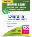 붕소 Diaralia는 설사 구호, 가스, 붕산염, Intestinal 고통 및 Travler의 설사 - 120 조사 (2 팩 60)
