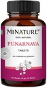 Punarnava Tablets by mi Nature|90 Tablets, 1000 mg|45 Days Supply|약국|Vegan | Boerhaavia diffusa|인도