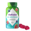 Vitafusion 화려한 머리, 피부 & 못 Multivitamin 거미 비타민, 플러스 Biotin와 산화 방지제 비타민 C&E, 라즈베리 맛, 135ct (45 일 공급), 미국 번호 하나 거미 비타민 상표에서