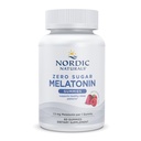Nordic Naturals Zero Sugar Melatonin Gummies, Raspberry - 60 Gummies - 1.5 mg Melatonin - 훌륭한 맛 - 편안한 수면, 산화 방지제 지원 - Non-GMO, Vegan - 60 서빙