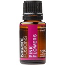 Nature's Fusions 핑크 꽃, 100% 순수 하 고 자연 에센셜 오일 혼합 아로마 테라피와 화제 사용, .5 Fl Oz (팩의 1) (15 mL)