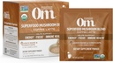 Om 버섯 Superfood 커피 라떼 혼합 버섯 분말, 단 하나 Serve, 10 조사, 사자 Mane, Cordyceps, Reishi, Chaga, 에너지 및 정신 Clarity 지원 보충교재
