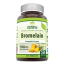 허브 시크릿 Bromelain 보충교재 500 Mg 정제 보충교재 | Non-GMO | 글루텐 프리 | 미국에서 제작 (240)