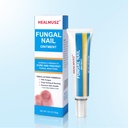 HEALMUSZ 발가락 못 Fungus 연고, Toenail 건강을 위한 항진균성 크림, Tolnaftate를 가진 발 Fungus.
