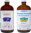 LIQUIDHEALTH 아이들의 완전한 Multivitamin & 여자의 Prenatal/Postnatal 액체 Multivitamin 전에, 도중 & 임신 후에 - 면역 지원, 엄마 & 아이를 위한 건강 & 웰빙 - 미국에서 만드는