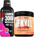 PROSUPPS L-Carnitine 3000 자극제 자유로운 액체 탄 (31의 서빙, 베리)와 Mr. Hyde 서명 시리즈 전 운동 에너지에 의하여 분말되는 음료 (30의 서빙, 오렌지) 뭉치