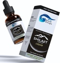 Pure Shilajit Resin Liquid | 고 효능, 인증,자연 | Detox Cleanse Immune Support Brain Booster 및 Energy | Fulvic Acid Trace Minerals | 2 Fl Oz