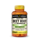 마그네슘과 칼슘을 함유 한 MASON NATURAL Beet 뿌리 - 건강한 심장과 혈압, 전반적인 건강을 유지, 100 정제