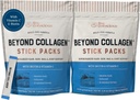 Collagen 펩타이드 분말 Unflavored Packets-Hydrolyzed Collagen Powder-Hair Skin Nail & Joint Support- 여성 및 남성 30 팩 (2pk)에 대한 멀티 유형 콜라겐 보충제